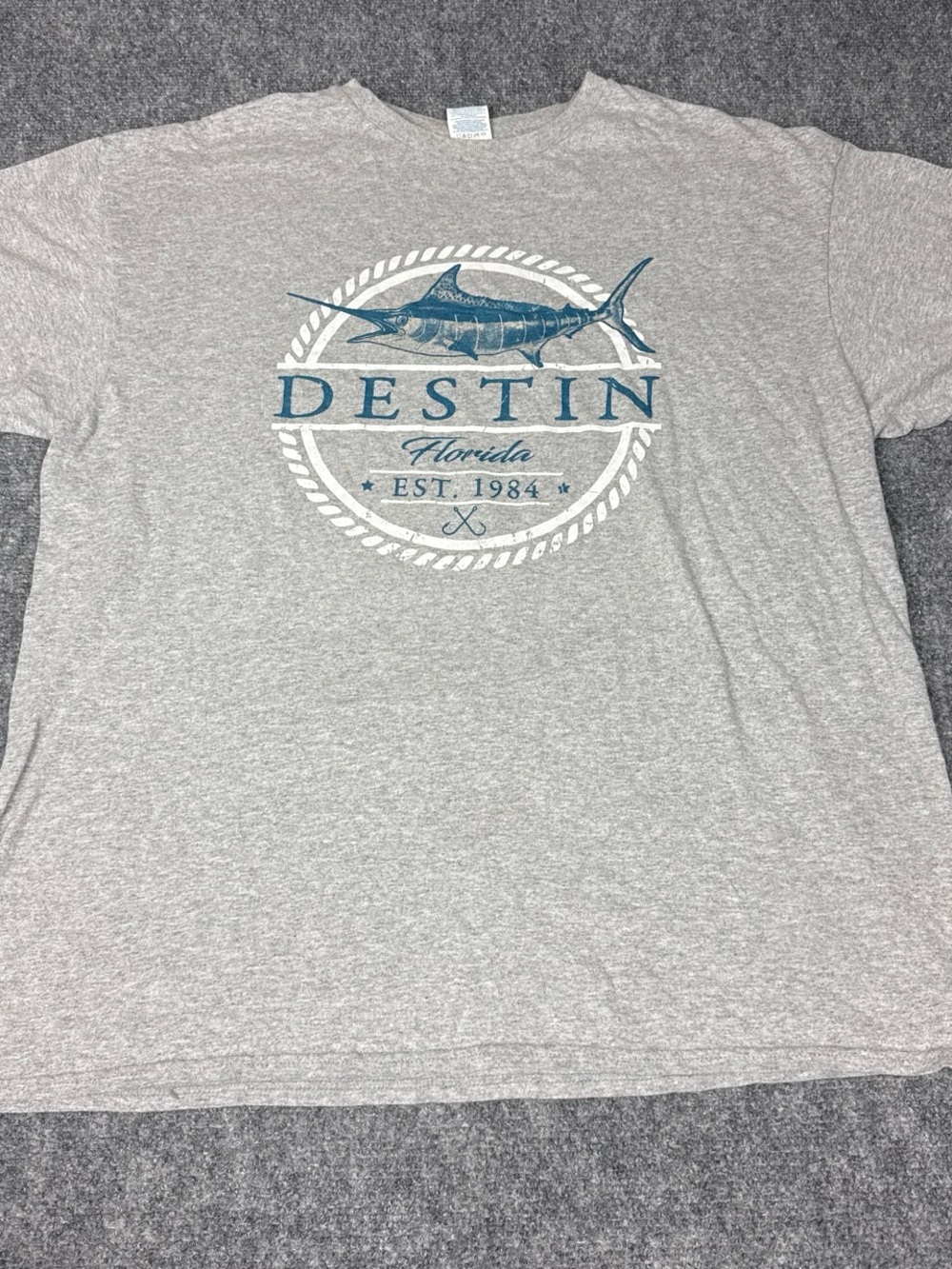 Delta Gray Destin Florida Graphic Tee